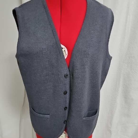 Vintage Jackets & Blazers - Vintage Gray Women's Vest